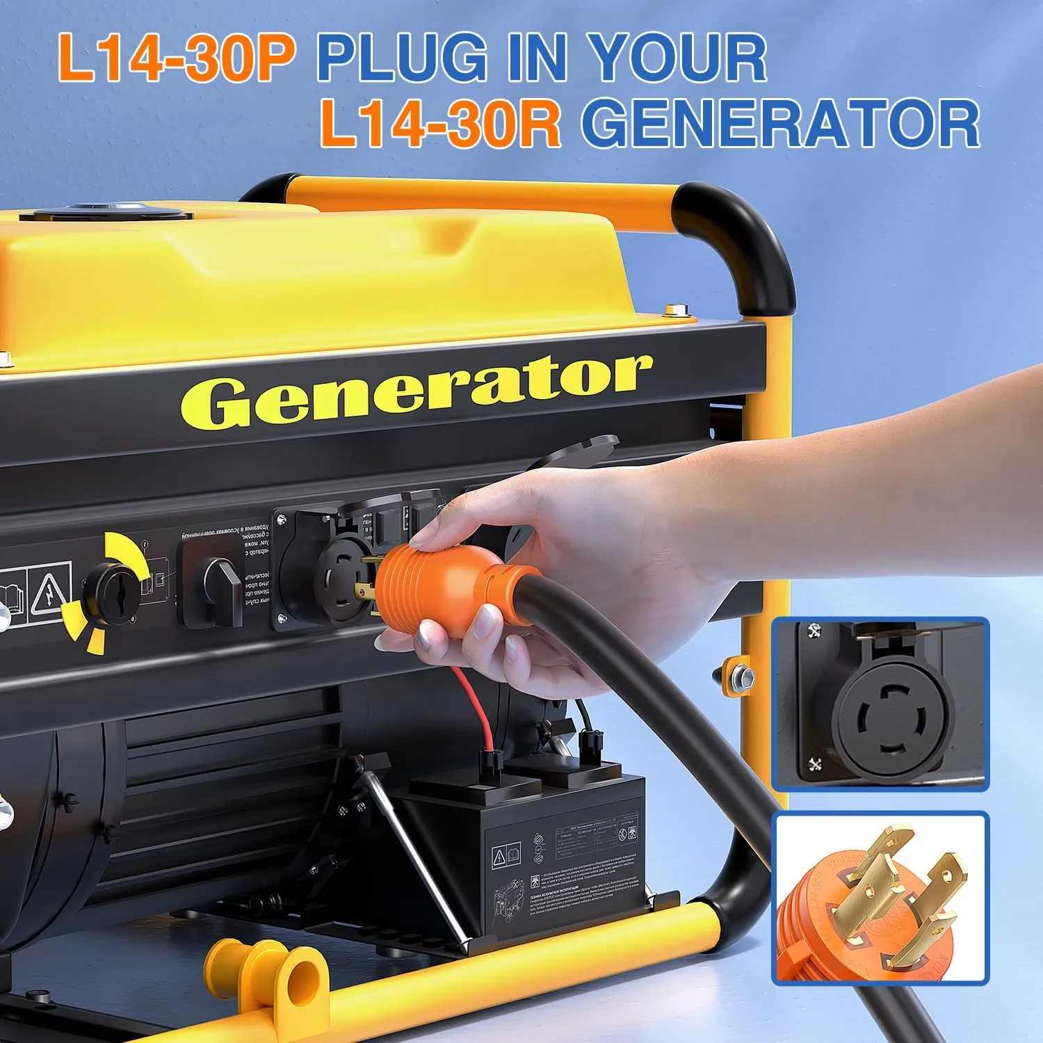 30Amp 25FT Generator Extension Cord