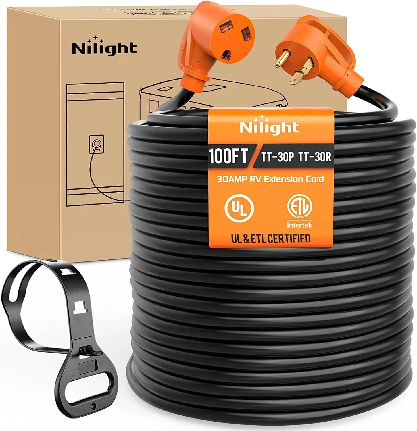 30Amp RV 100FT Extension Cord Drag Tool