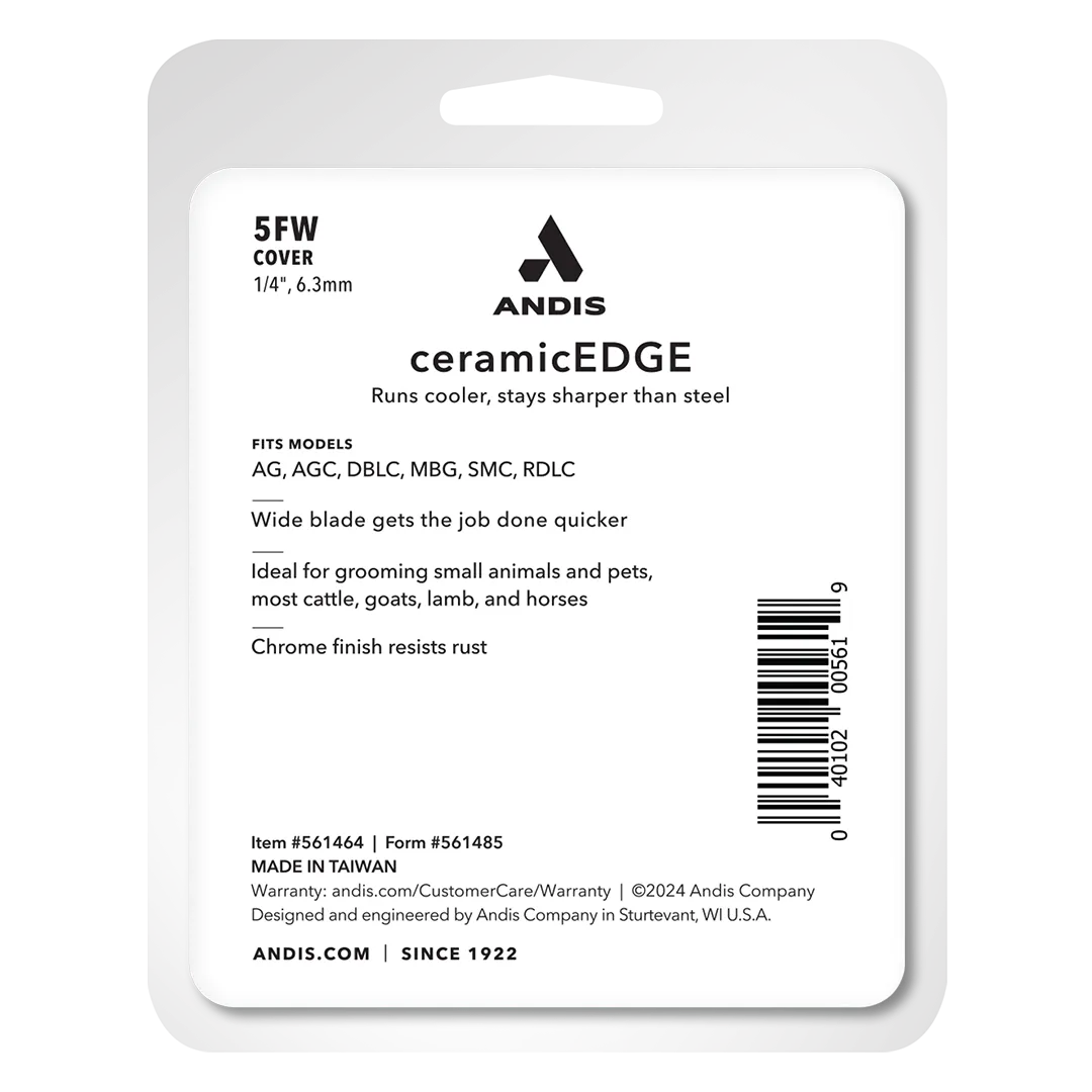 #5FW Cover CeramicEdge Wide Blade by Andis