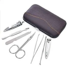 7 Tools Manicure Pedicure Kit With Storage Box