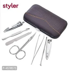 7 tools manicure pedicure kit with storage box
