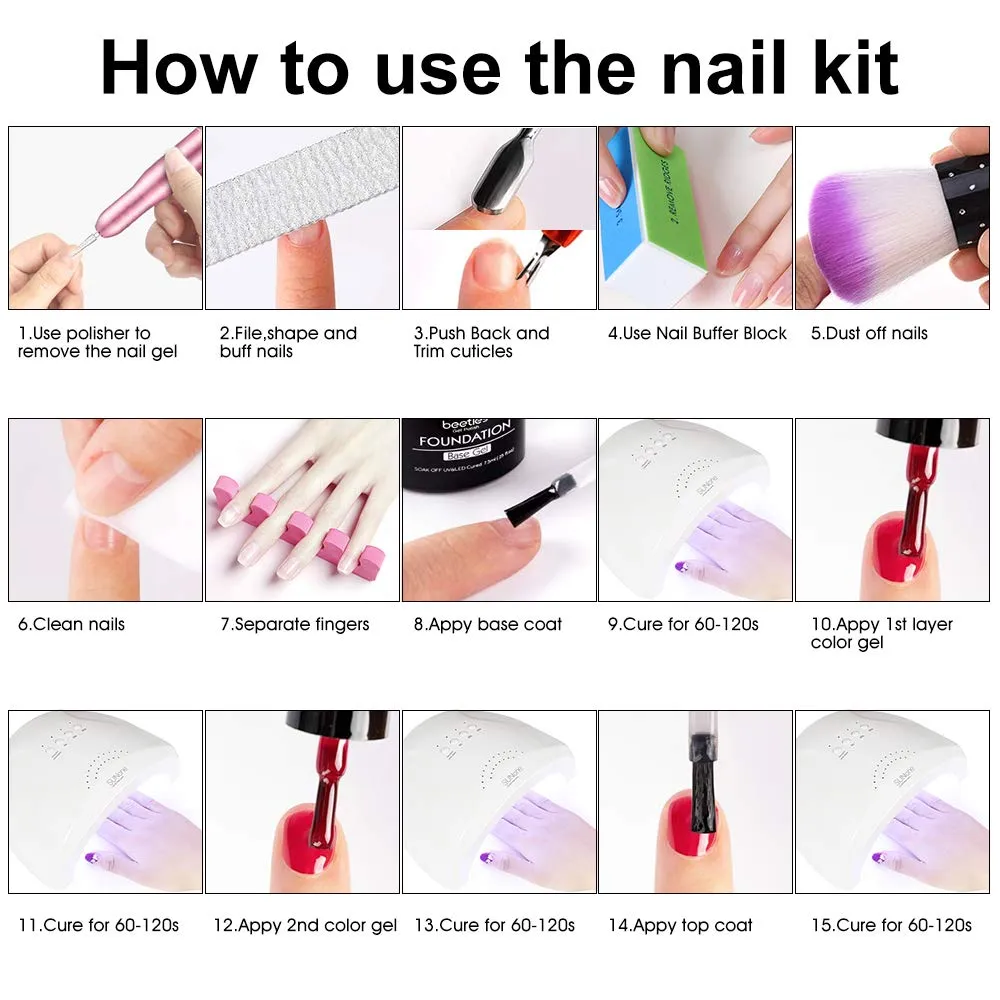 86PCS Portable USB Electric Nail Drill Set Polish Pen File Kit, 48W UV LED Nail Lamp Gel Manicure Dryer Lamp, Acrylic Nail 3D Art Drill Dryer Manicure Supplies, Nail Files Tool Polish Decorating