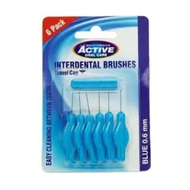 ACTIVE ORAL CARE INTERDENTAL BRUSHES BLUE 0.6MM