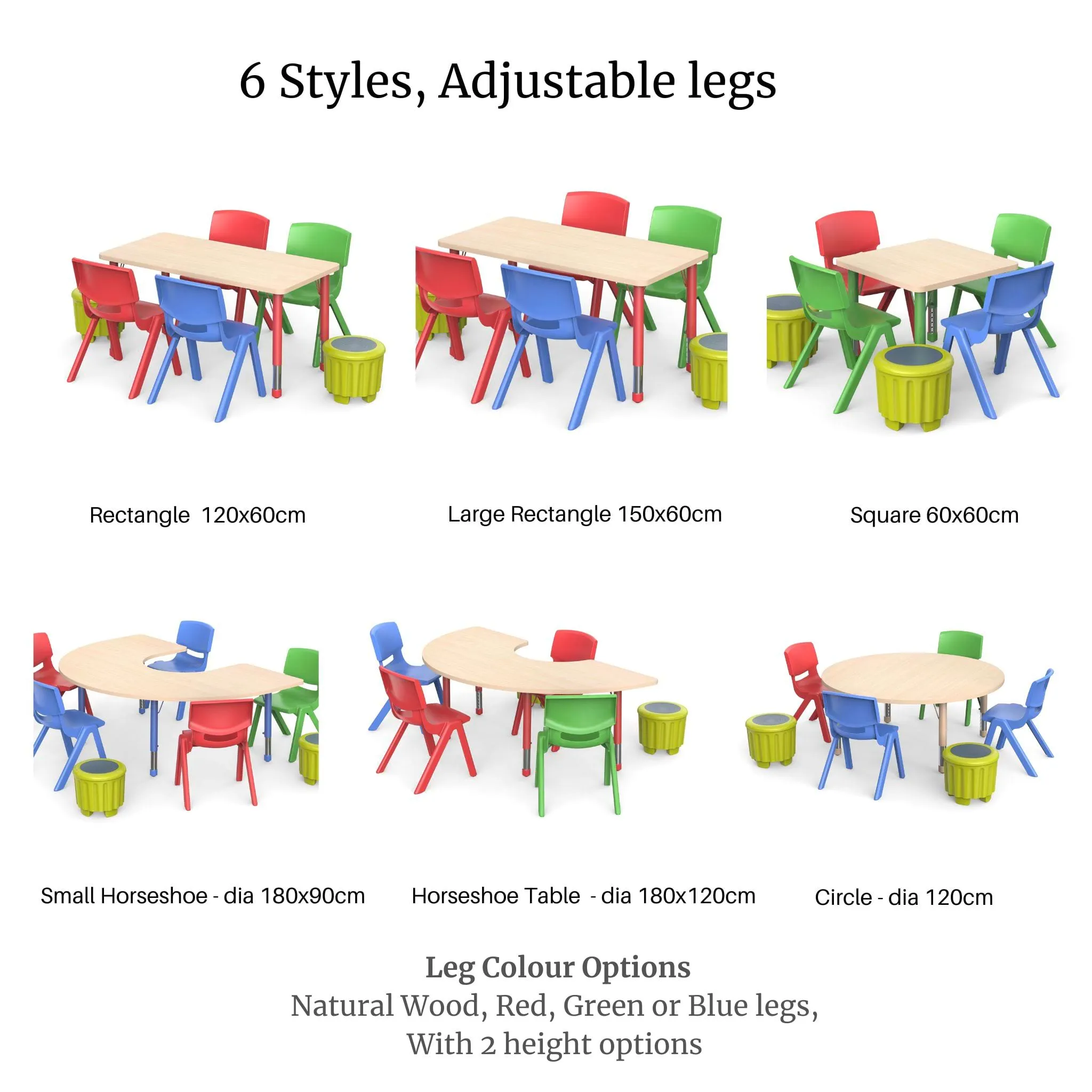 Adjustable Round Table
