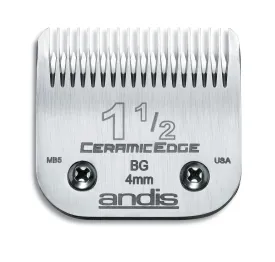 Andis 63015 CeramicEdge Carbon-Infused Steel Clipper Blade, Size 1-1/2, 5/32-Inch Cut Length