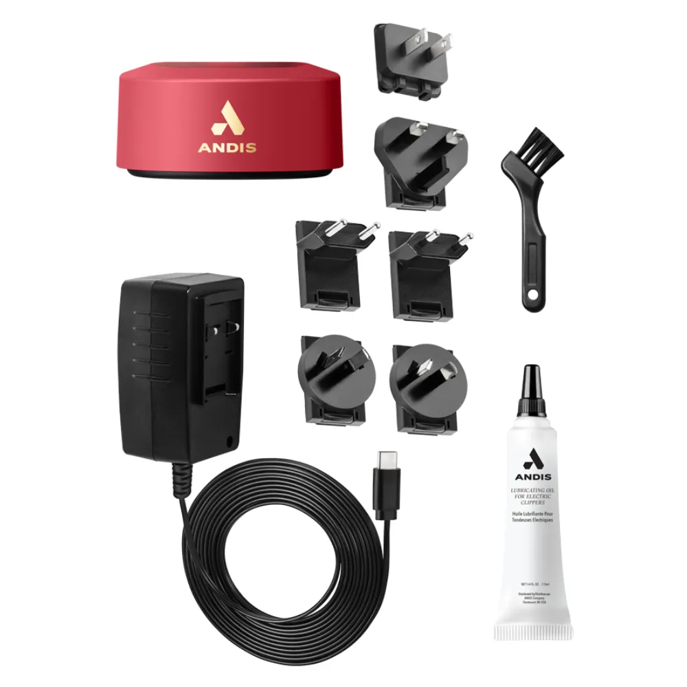 Andis Vida Cordless 5 in 1 Trimmer Clipper - Raspberry