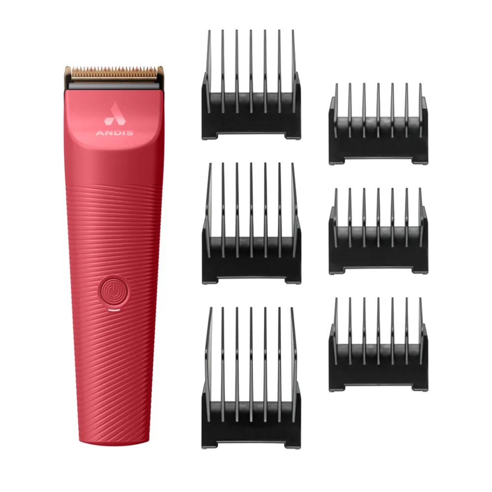 Andis Vida Cordless 5 in 1 Trimmer Clipper - Raspberry