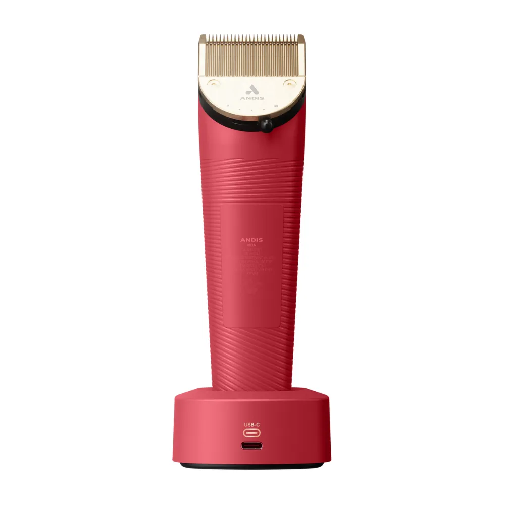 Andis Vida Cordless 5 in 1 Trimmer Clipper - Raspberry