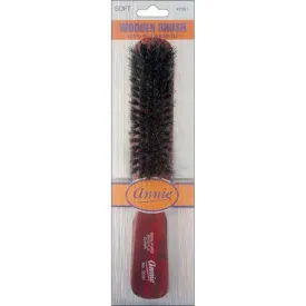 ANNIE SOFT WOODEN 100% BOAR BRISTLE BRUSH
