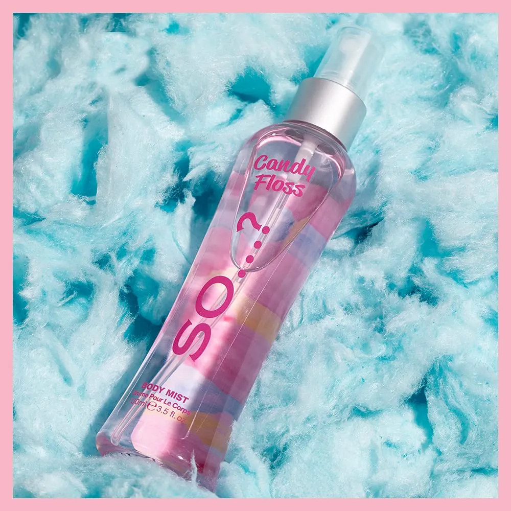 Body Mist By So…? Womens Candy Floss Body Mist Fragrance Spray 100ml 100 ml (Pack of 1)