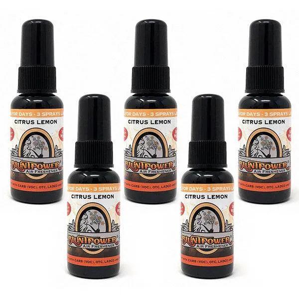 Citrus Lemon Spray Air Freshener Bundle (5 Pack)