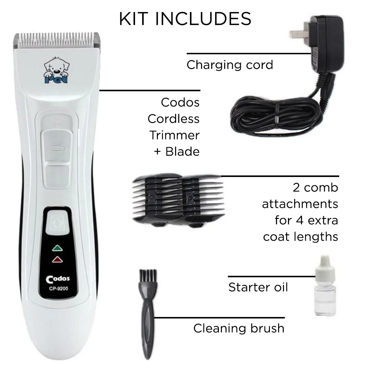 Codos Pet Trimmer - Model CP-9200