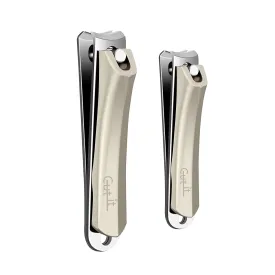 Cut IT Fingernail and Toenail Clippers Precise Stainless Steel Nail Clippers Set, Professional Ultra Sharp Edges Curved Blade Nail Cutters for for Men & Women, No Splash Nail Trimmer for Thick Nails