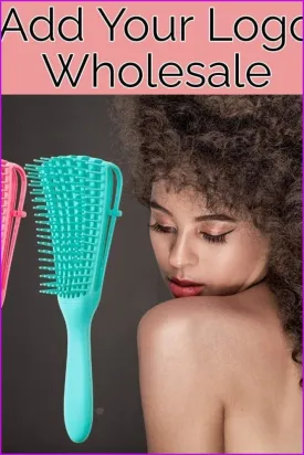 Detangling Hair Brush Scalp Curly Hair F2533