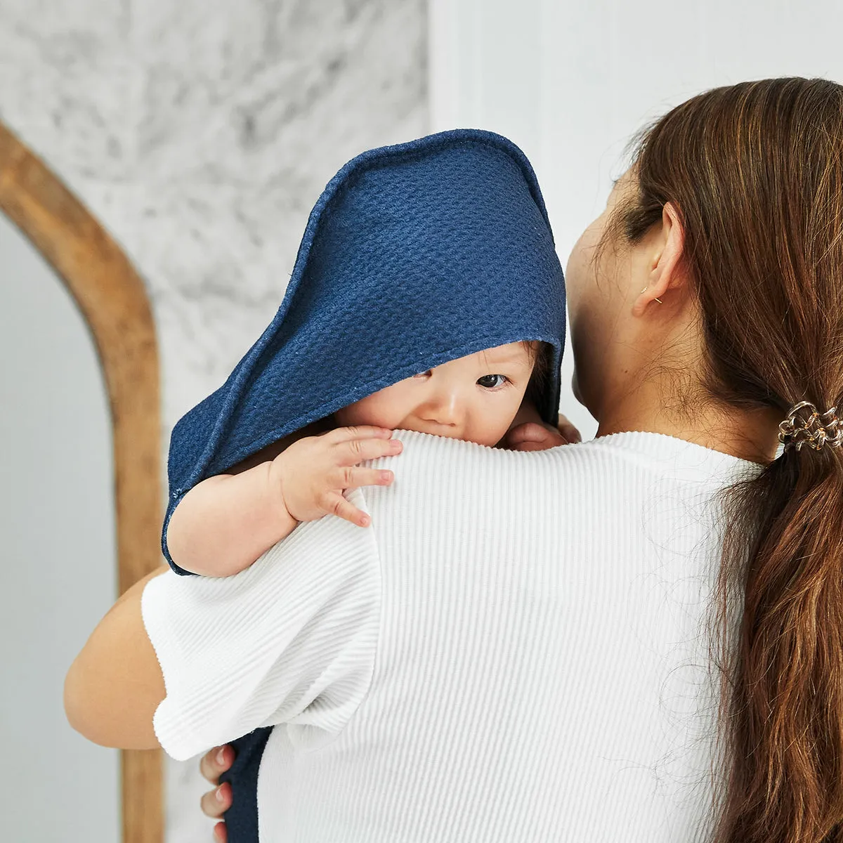 Dock & Bay Baby Hooded Towels - Midnight Navy - Outlet