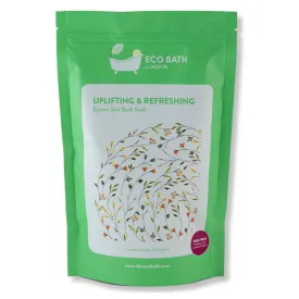 Eco Bath Uplifting and Refreshing Epsom Salt Bath Soak Pouch | 500g & 1000g