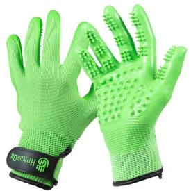 HandsOn Green Grooming Gloves