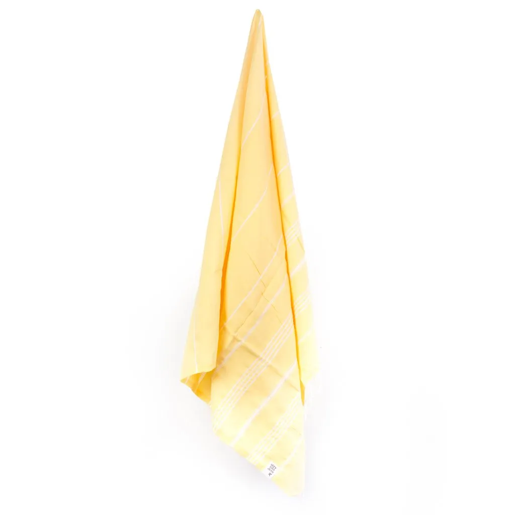 Izzy and Jean Classic Turkish Towel - Yellow