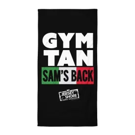 Jersey Shore Family Vacation Gym, Tan, Sam's Back Beach Towel