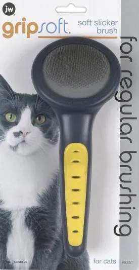 JW Pet Gripsoft Cat Slicker Brush (Brush)