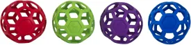 JW Pet Hol-ee Roller Dog Toy Puzzle Ball, Natural Rubber, Extra Large (7.5 Inch Diameter), Colors May Vary
