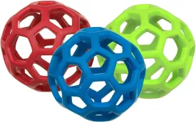 JW Pet Tough By Nature Dog Hol-ee Roller Asst Size 3.5, Assorted Colors (Pack of 2), Small Breeds