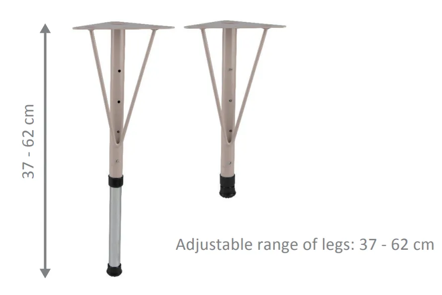 Kiga Tables - Round Table (adjustable legs)