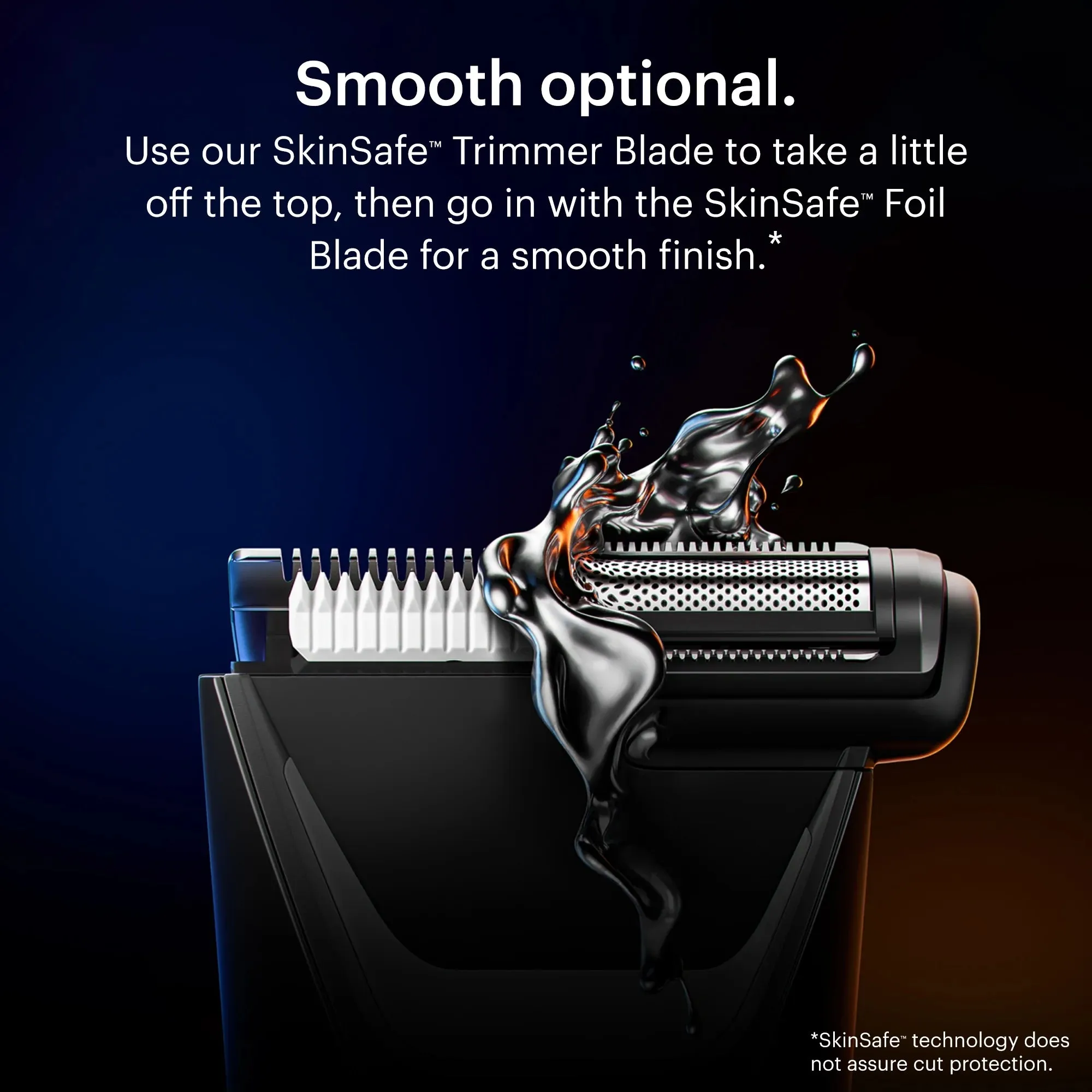 MANSCAPED The Lawn Mower 5.0 ULTRA Groin & Body Hair Groomer  Dual-Head SkinSafe Trimmer & Foil Blades - Black