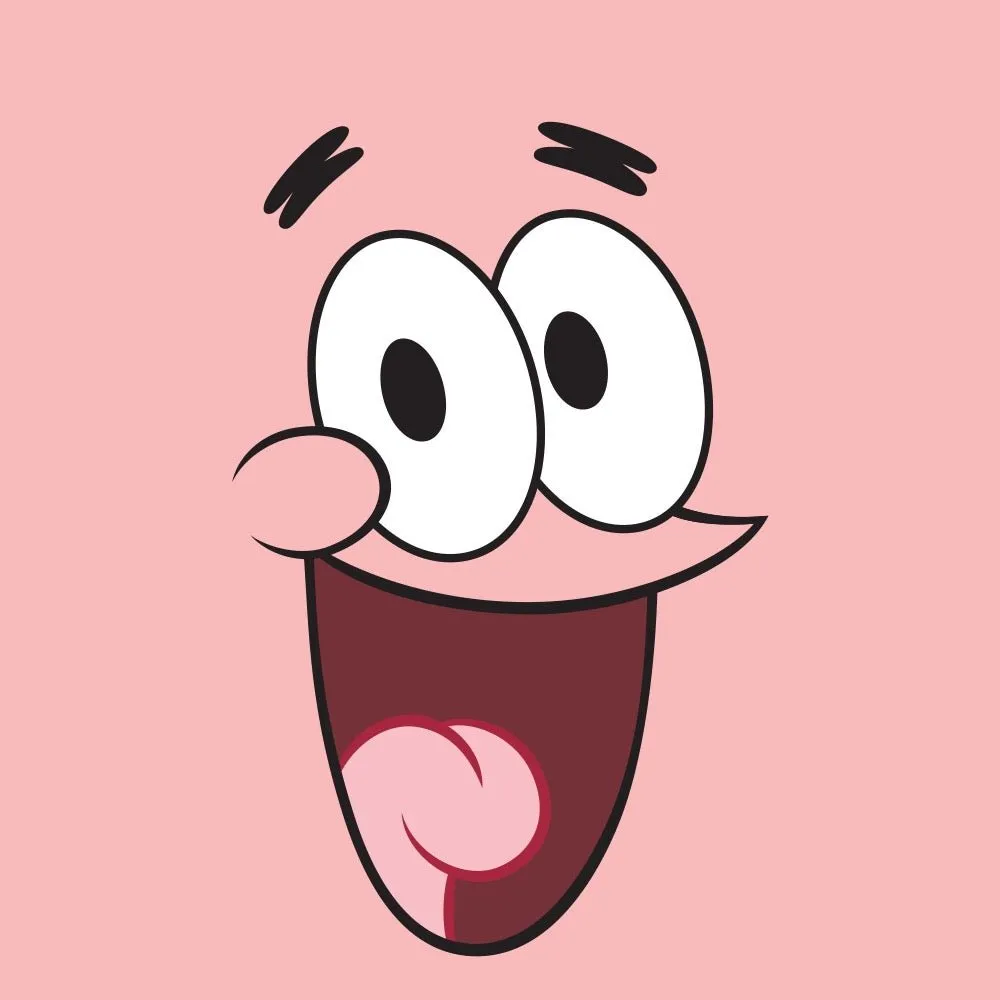 Patrick Star Big Face Beach Towel