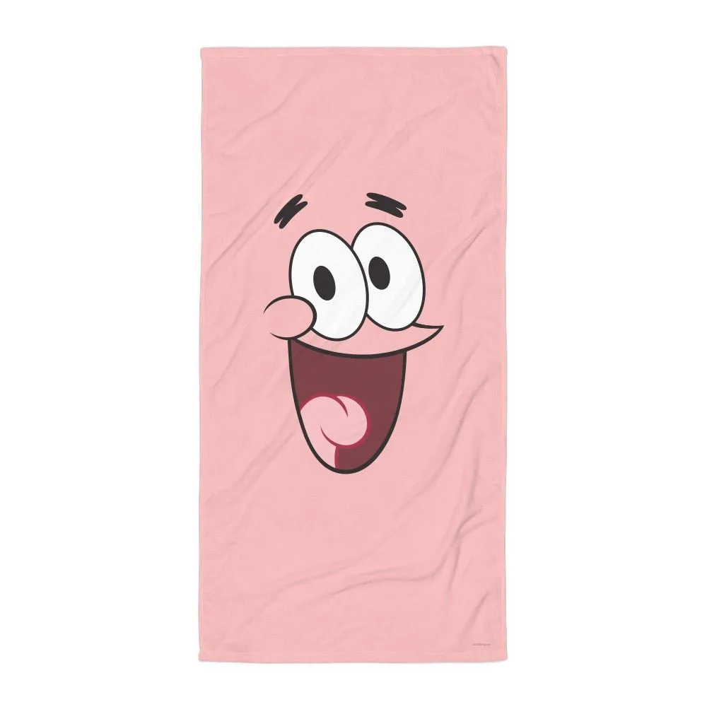 Patrick Star Big Face Beach Towel
