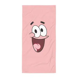 Patrick Star Big Face Beach Towel