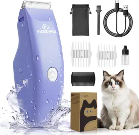 Pet Grooming Clippers for Matted Hair Cat, Low Noise Dog Grooming Kit for Long Fur, Waterproof Portable USB Rechargeable Professional Dog Clippers for Grooming for Small Dog Pets