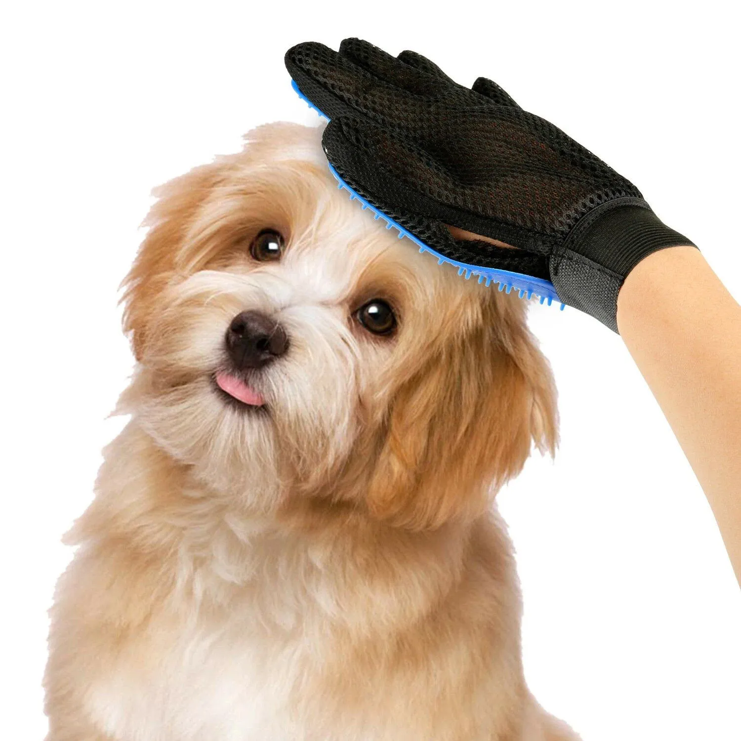 Pet Hair Brush Dog Cat Comb Gloves Grooming Remover Mitt Fur Massage DeShedding