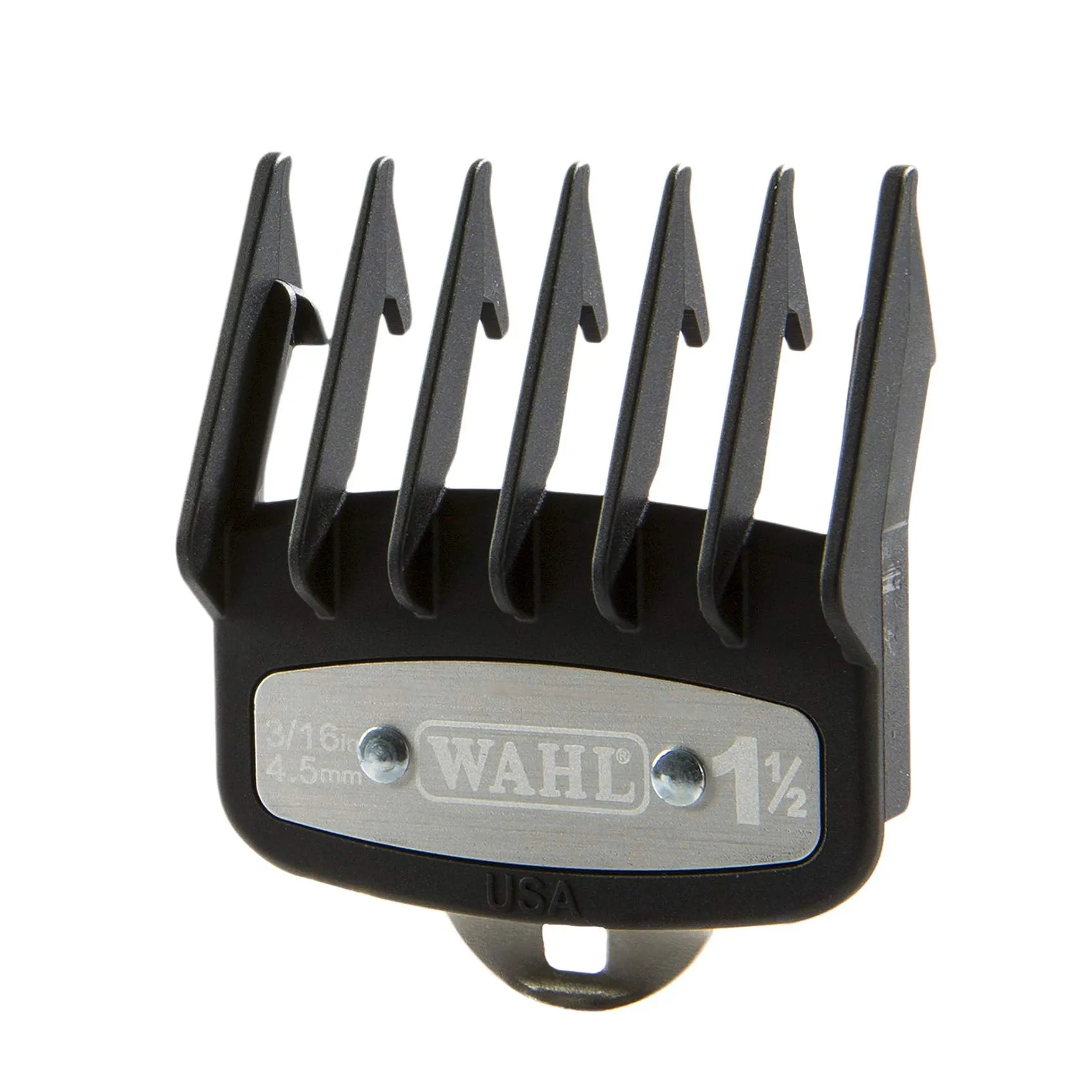 Professional Versatile Premium Cutting Guide Comb with Metal Clip #1/2 & #1 1/2 Combo Set #3354-1100-1000 for All Wahl Clippers/Trimmer