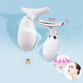 Rechargeable LED Facial And Neck Massage Instrument