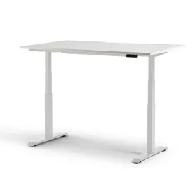 Rise 1500mm x 800mm Electric Height Adjustable Desk – White / White