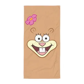Sandy Big Face Beach Towel