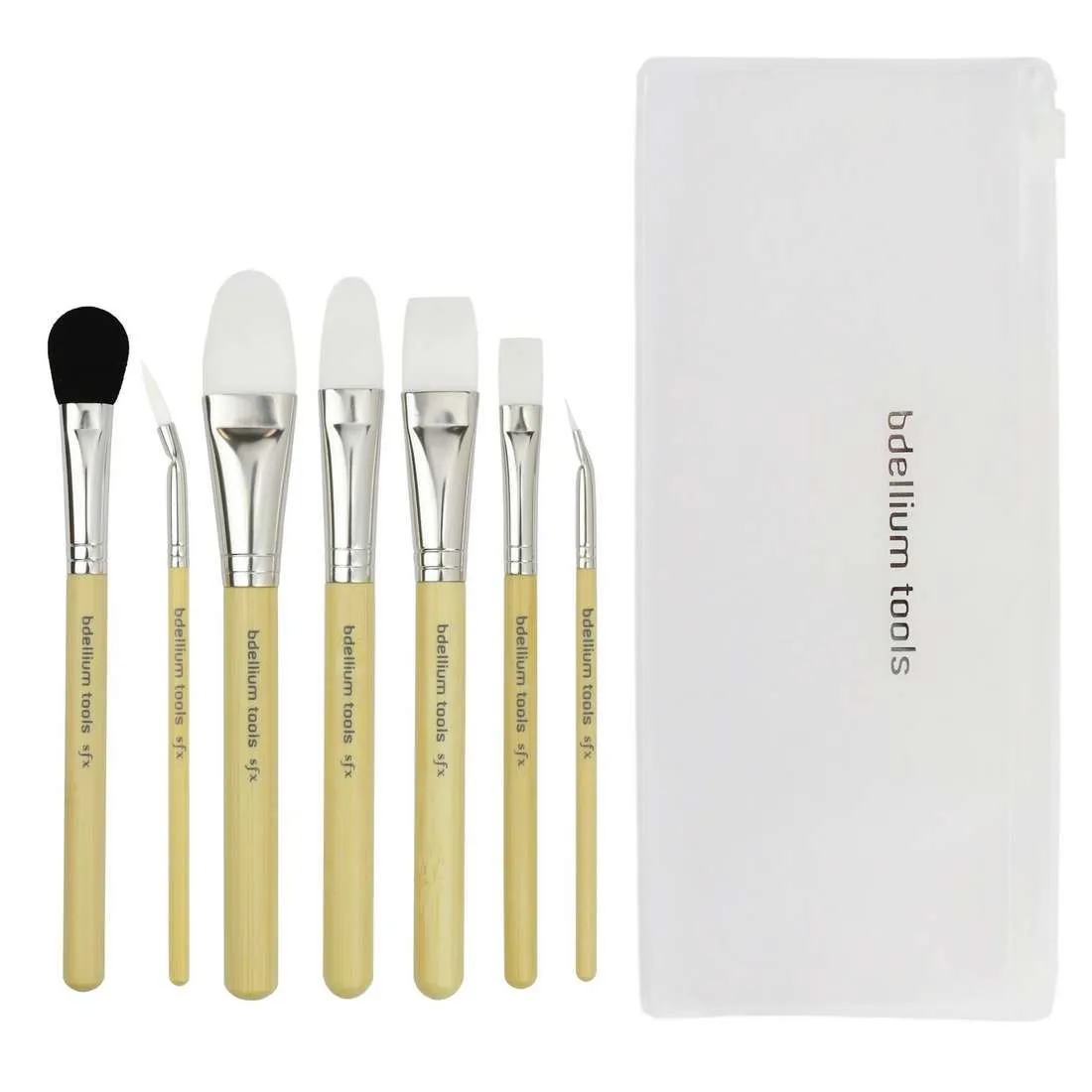 SFX Glue Brush 7pc Set with Ziplock Pouch