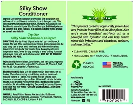 Silky Show Conditioner For Dogs