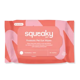 Squeaky Pet Probiotic Pet Eye Wipes 20pk