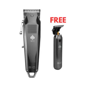 StyleCraft Ace Metal Edition Clipper   FREE S|C Ace Trimmer