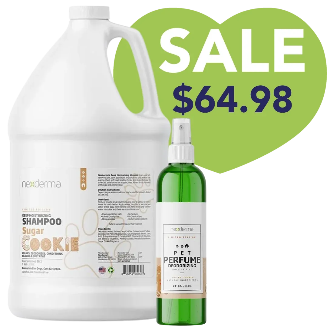 Sugar Cookie Deep Moisturizing Shampoo Gallon With Cologne 8oz by Nexderma