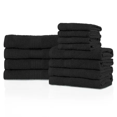 Superior Eco-friendly 100% Cotton,Ultra Absorbent 12-Piece Towel Set