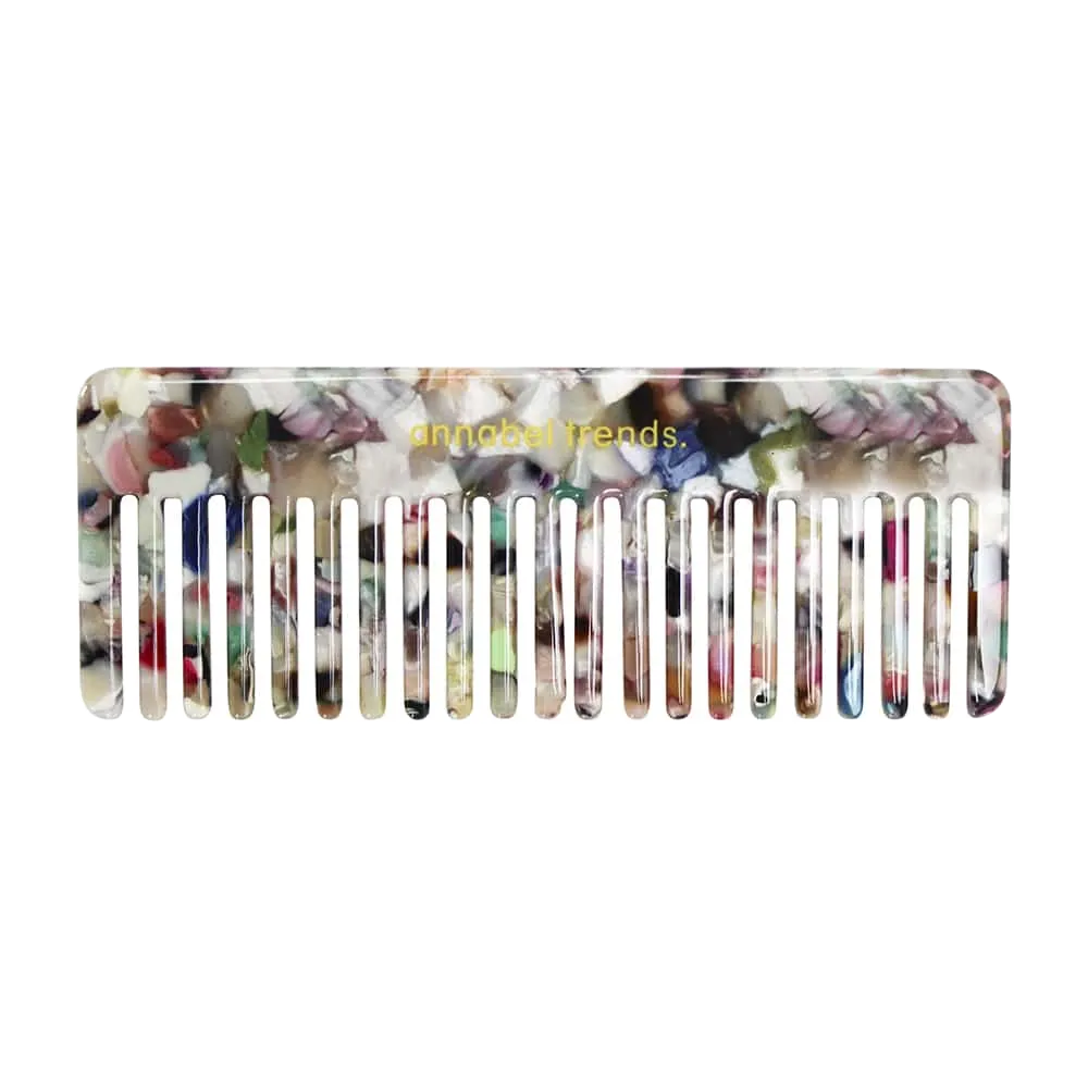 Tamed Hair Comb - Rectangle Shape Gemstone