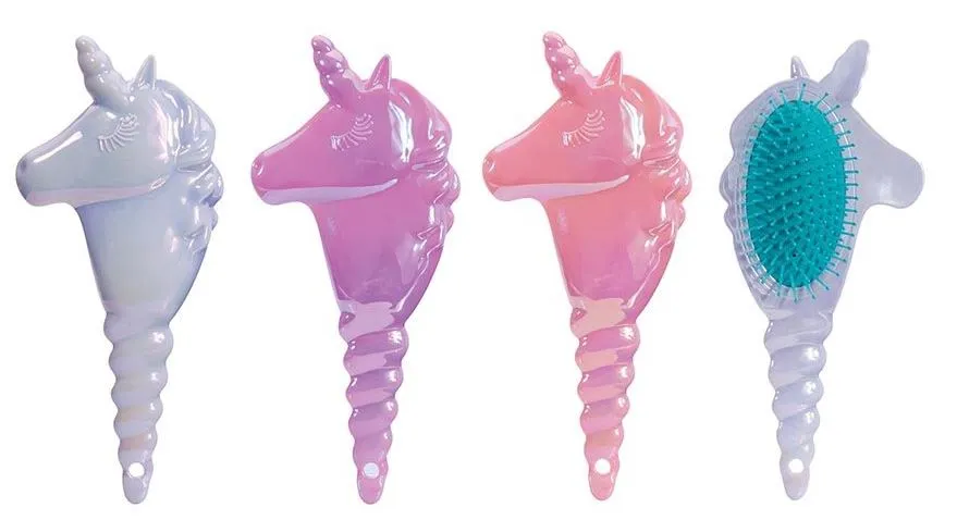 Unicorn Fantasy Hair Brush - Assorted